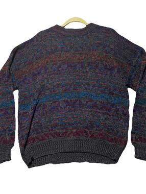 Botany 500 Vintage Colorful Sweater Mens size Large 1980s 90s